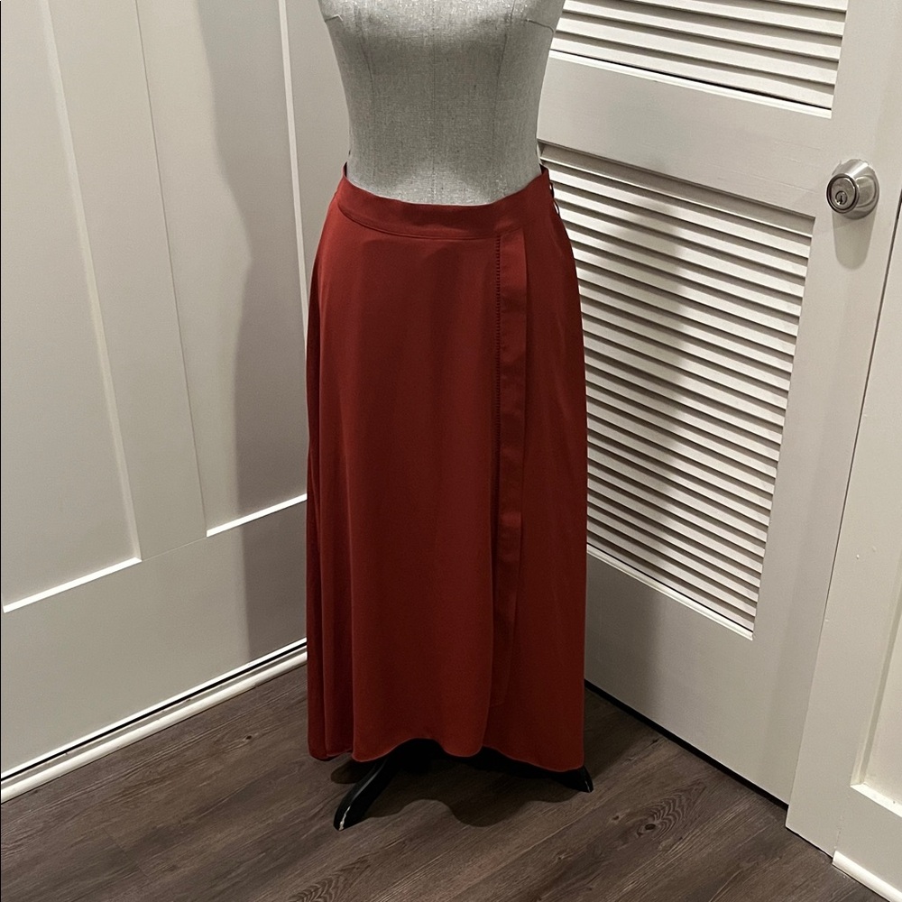 Elegant Burnt Orange Women's Skirt